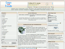 Tablet Screenshot of essenmitfreude.info